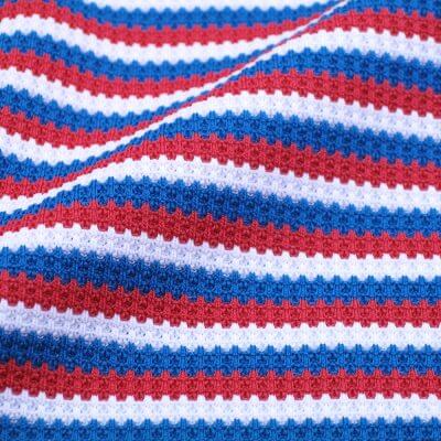 80%Nylon 20%Spandex Yarn Dyed Stripe Waffle Fabric