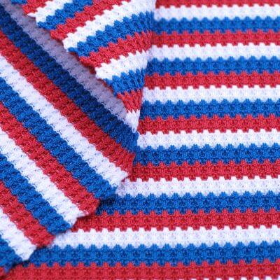 80%Nylon 20%Spandex Yarn Dyed Stripe Waffle Fabric