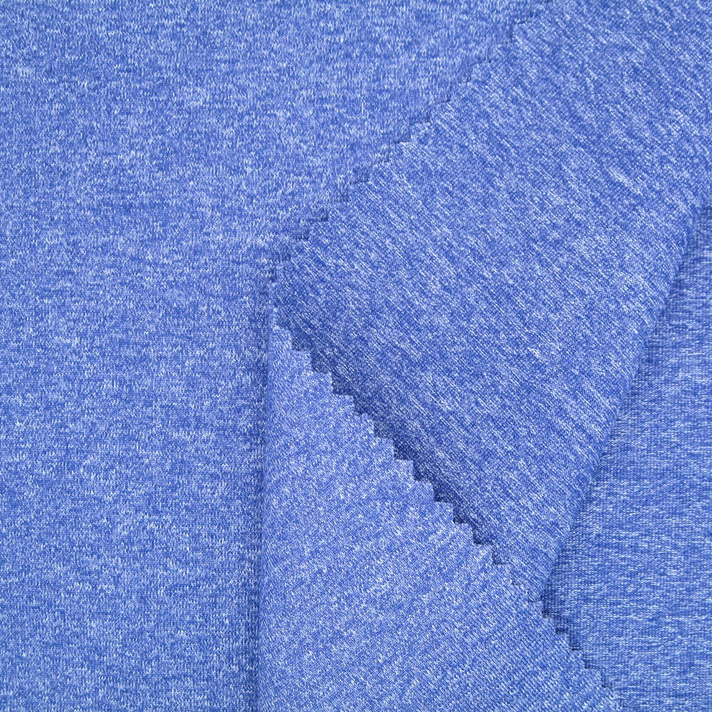Nylon Polyester Blend Marl Fabric for Sportswear