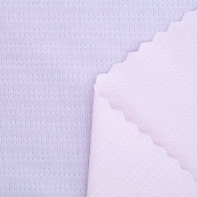 Nylon Spandex Stripe Jacquard Mesh Wicking Fabric
