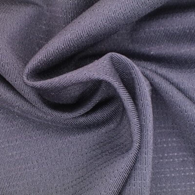 Polyester Elastane Jacquard Stripe Mesh Fabric