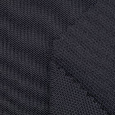 Eco-friendly Dope Dyed Polyester Pique Jersey Fabric