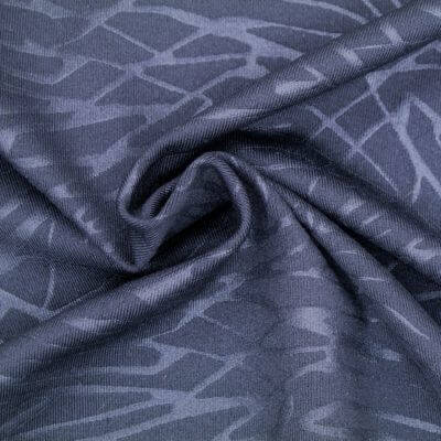 41123 (3) heat print polyester spandex jersey fabric