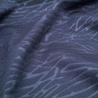 41123 (4) heat print polyester spandex jersey fabric