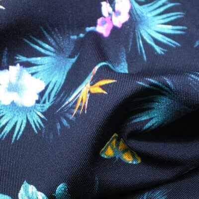 Nylon Lycra Digital Printed Single Jersey Fabric