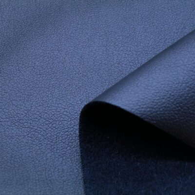 Polyester Spandex PU Laminated Leather Look Fabric