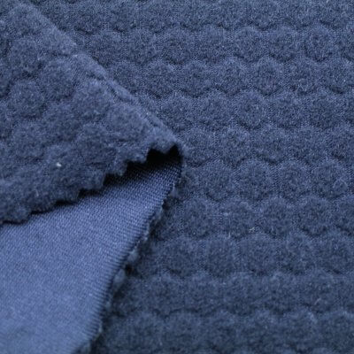 Polyester Spandex Jacquard Fleece Fabric