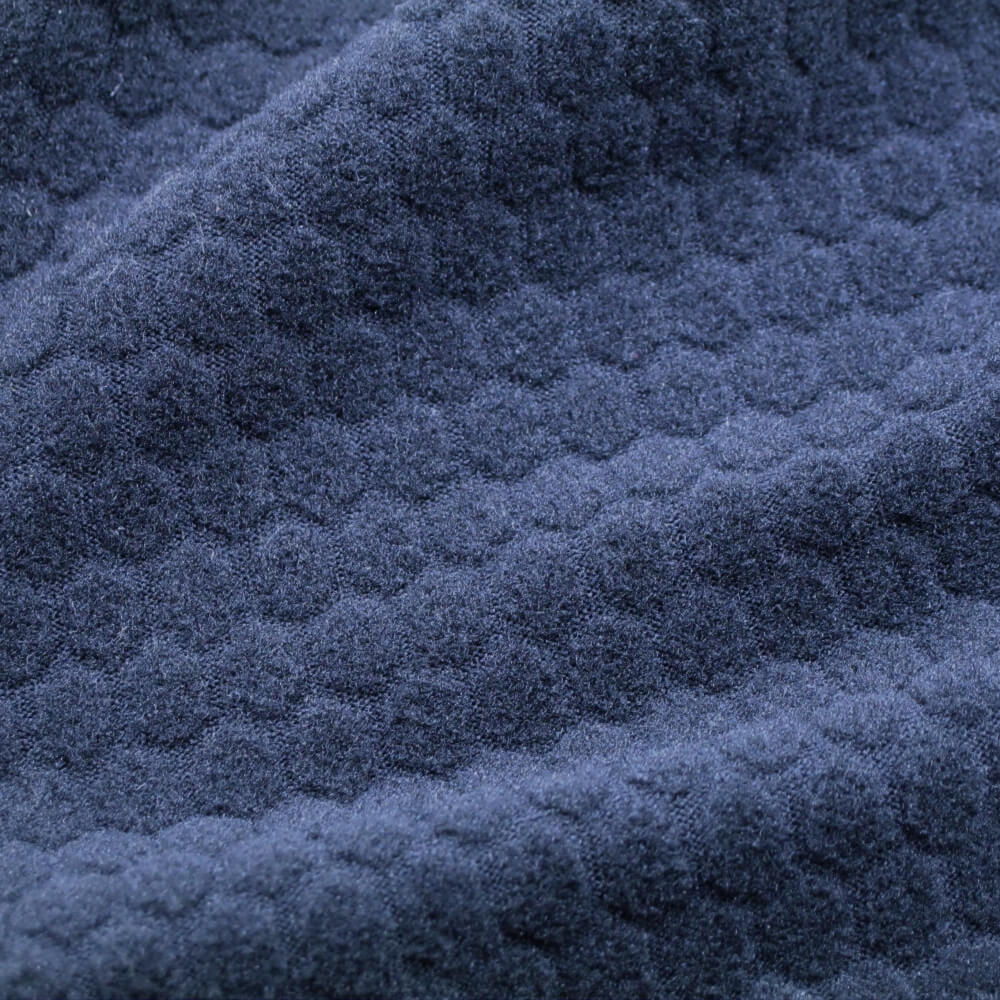 Polyester Spandex Jacquard Fleece Fabric
