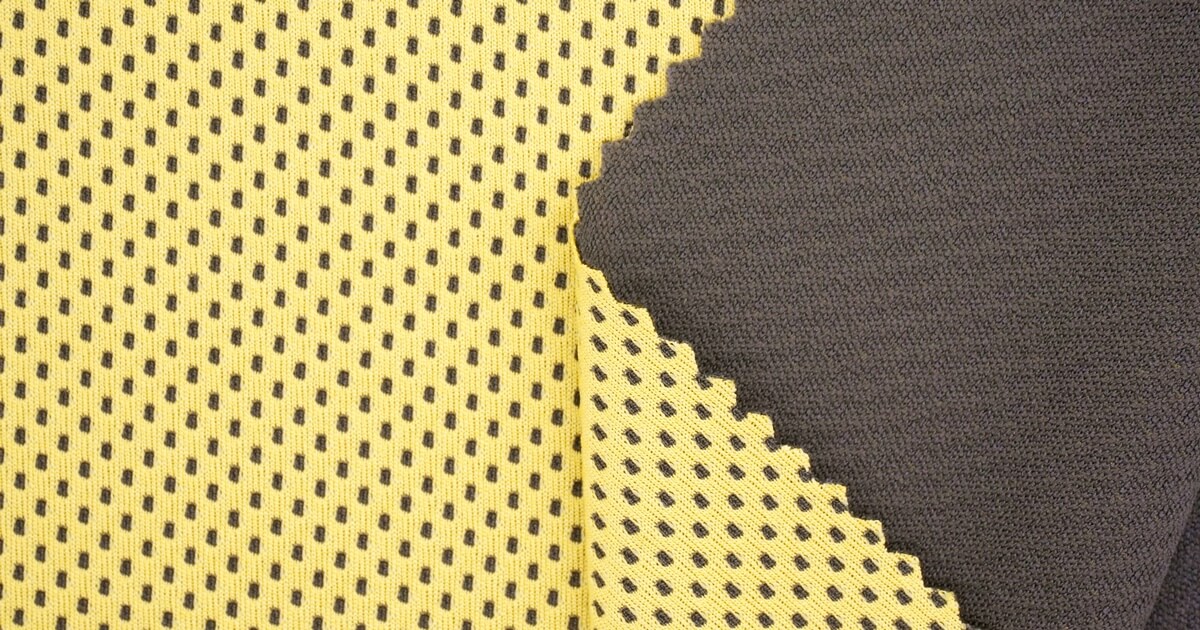 Bamboo Charcoal Polyester Two Tone Pique Fabric EYSAN FABRICS