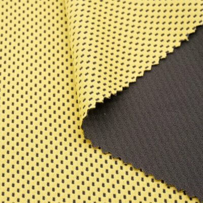 Bamboo Charcoal Polyester Two Tone Pique Fabric