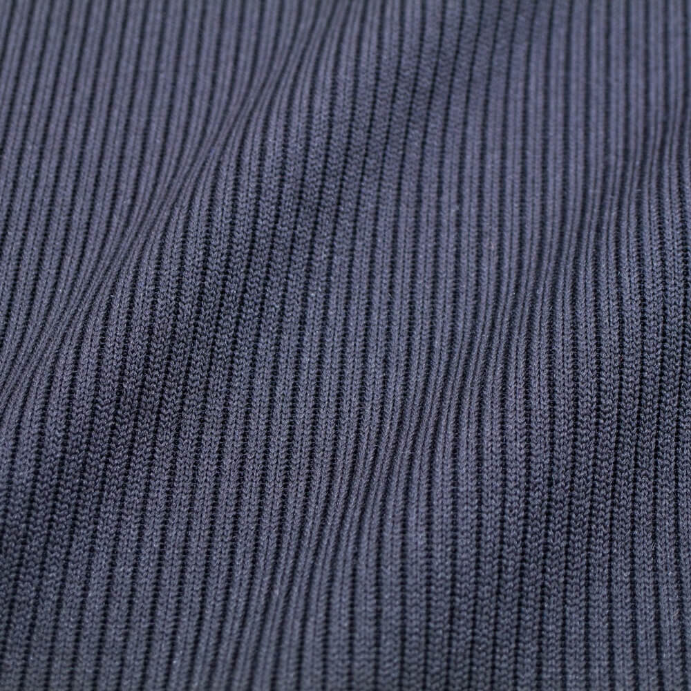 Thick 96 Polyester 4 Spandex Flat Back Rib Fabric