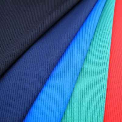 Heavy Weight Polyester Spandex 2x2 RIB Fabric