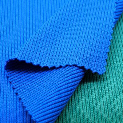 62341 (3) Heavy Weight Polyester Spandex 2x2 RIB Fabric