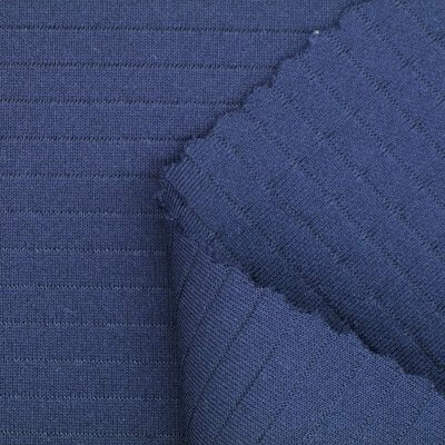Polyester Spandex Thick Double Jacquard Fabric