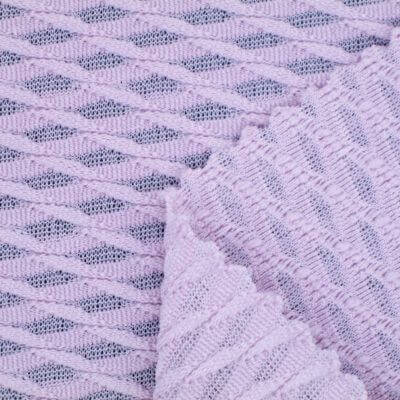 96 Polyester 4 Spandex 3D Diamond Mesh Jacquard EYSAN FABRICS