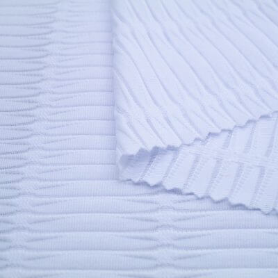 Polyester Spandex Bones Jacquard Fabric