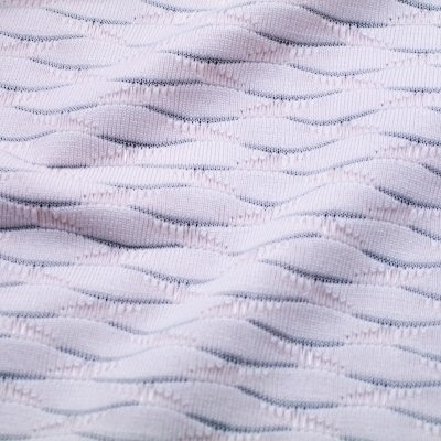 Polyester Spandex Fish Scale Jacquard Fabric