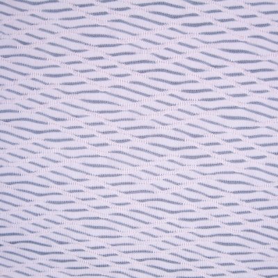 Small Wavy Jacquard Polyester Elastane Fabric