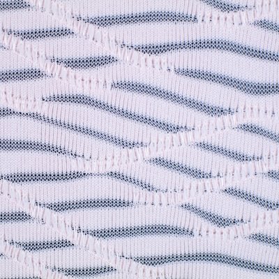 Small Wavy Jacquard Polyester Elastane Fabric