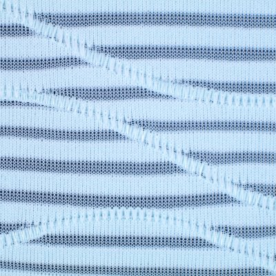 Polyester Elastane Big Wavy Jacquard Knit Fabric