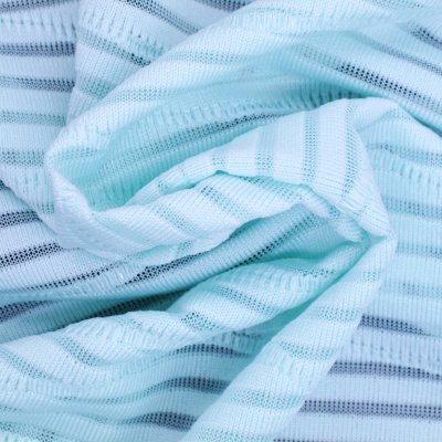 Polyester Elastane Big Wavy Jacquard Knit Fabric