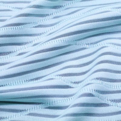 Polyester Elastane Big Wavy Jacquard Knit Fabric