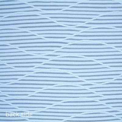 Polyester Elastane Big Wavy Jacquard Knit Fabric