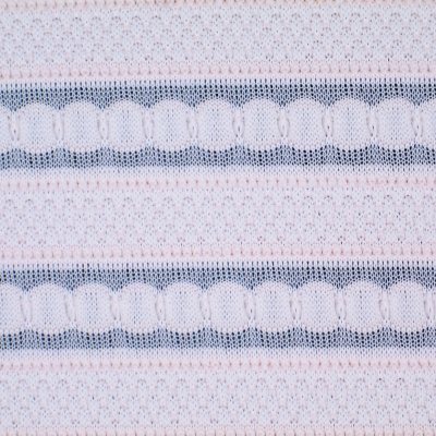 Polyester Spandex Striped Jacquard Knit Fabric