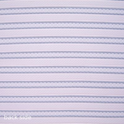 Polyester Spandex Striped Jacquard Knit Fabric
