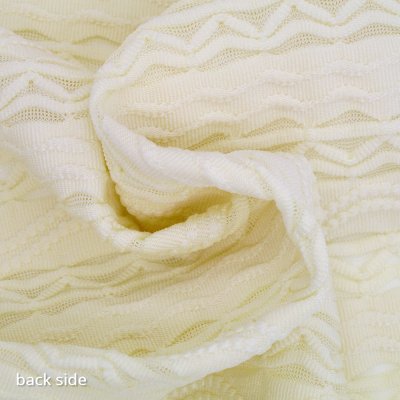Stretchy Polyester Spandex Knitted Jacquard Fabric