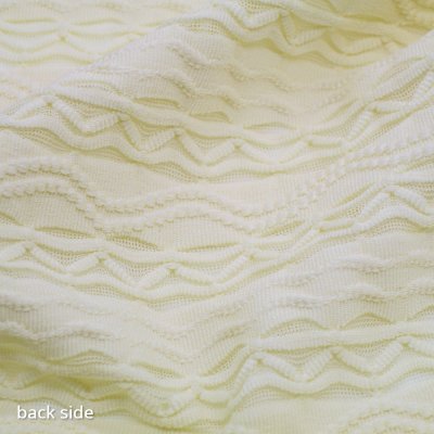 Stretchy Polyester Spandex Knitted Jacquard Fabric