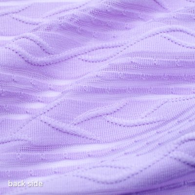 Semi Transparent Polyester Spandex Jacquard Fabric