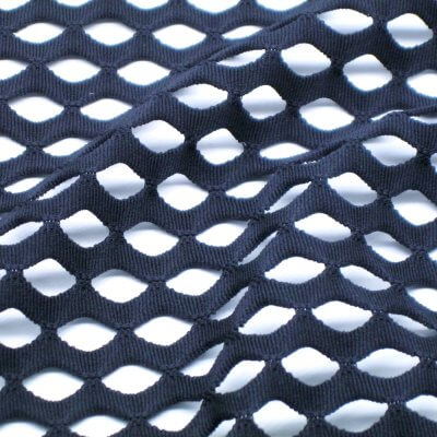 Polyester Big Diamond Jacquard Mesh Fabric