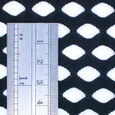 Polyester Big Diamond Jacquard Mesh Fabric