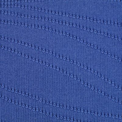 Polyester Spandex Wavy Jacquard Knit Fabric