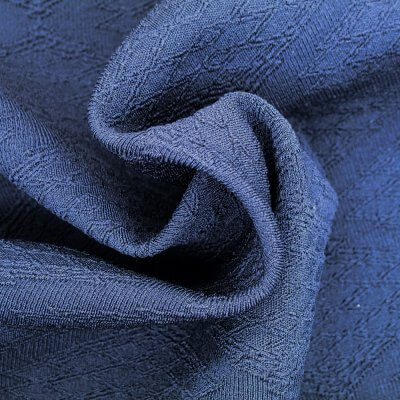 93Polyester 7Spandex Diamond Jacquard Fabric