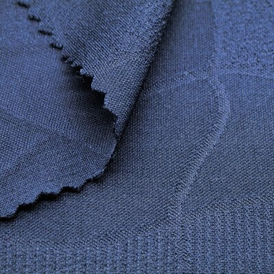 94%Polyester 6%Spandex Jacquard Interlock Fabric