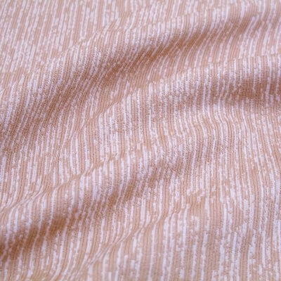 Polyester Spandex Tree-Bark Like Jacquard Fabric